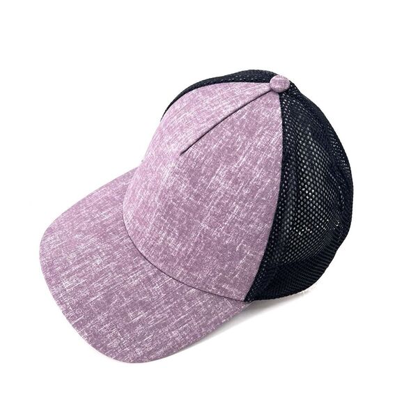 Lululemon Commission Hat Cherry Cola Black Mesh Back Snap Back Ball Cap - Picture 3 of 8